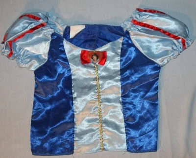 Snow White Disney Princess Costume Top Only Sz 4 - 6X Girls Shirt Halloween  - Image 1 of 4