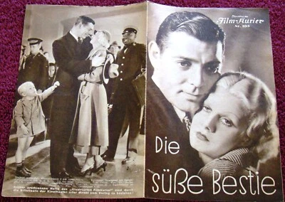 JEAN HARLOW/CLARK GABLE COVERS + entire contents for IF-K (1930's) movies  Erwin - Image 1 of 2