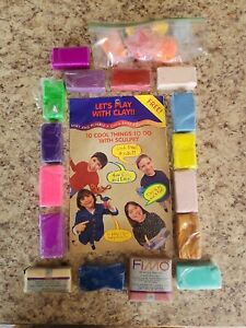 Fimo & Sculpey Modeling Clay Lot of 16+ Blocks Sealed Various Colors