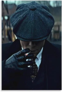 Peaky Blinders Poster – Thomas Shelby Smoking Scene (24x36) Vintage Gangster TV - Picture 1 of 5