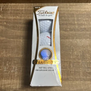 Titleist Golf Balls Velocity 3 Explosive Distance Allied Solutions Printed PGA - Picture 1 of 6