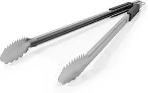 Extra Long 24-Inch BBQ Tongs - Heat Resistant Stainless Steel for Safe Grilling - Picture 1 of 9