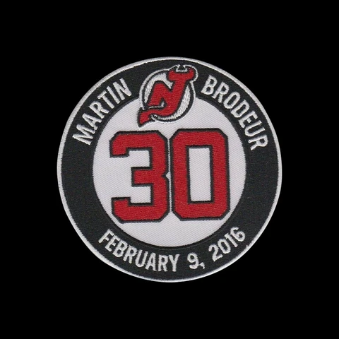 Martin Brodeur Retirement Jersey Patch New Devils Jersey #30 Cover