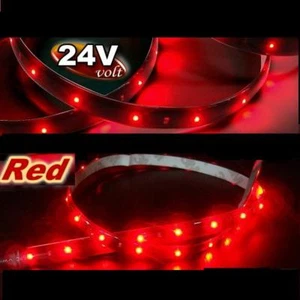 COCHE FURGONETA AUTOBÚS CAMIÓN 30 LED LUZ ROJA 60 CM (Ajuste: 12 voltios / 24 voltios) - Imagen 1 de 3