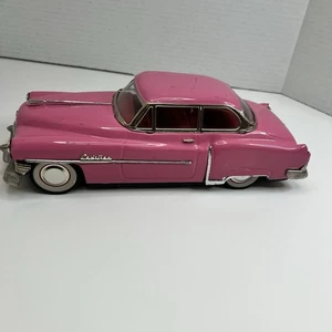 Vintage Auto de Luxe Friction Spielzeugauto 1950 Hot Pink Cadillac Limousine MF330 defekt - Bild 1 von 10
