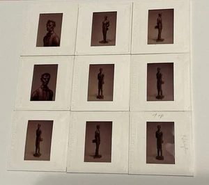 Vintage Abraham Lincoln Photo Slides Kodak Statue Sculpture Photography - Picture 1 of 2