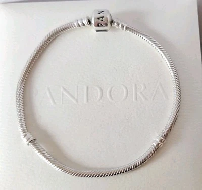Genuine Silver Pandora Moments Snake Charm Bracelet 20cm S925 ALE - Image 1 of 4