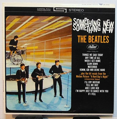 Beatles - Something New-Apple ST-2108 Stereo Rock Vinyl LP Record Album  EX/VG++ - Image 1 of 4