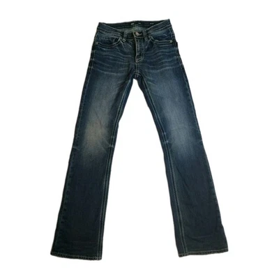 Pantalones de mezclilla BKE con hebilla para hombre talla 28x32 Aiden Bootleg elásticos azules ligeros Foto 1 de 4