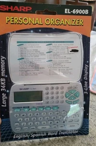 Sharp Electronic Organizer 6900B Vintage NIB Sealed Spanish Translator 2000s Y2K - Picture 1 of 4