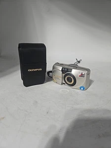 Olympus Infinity Stylus Zoom 140 Deluxe 35mm Point & Shoot Film Camera W/ Case - Picture 1 of 13