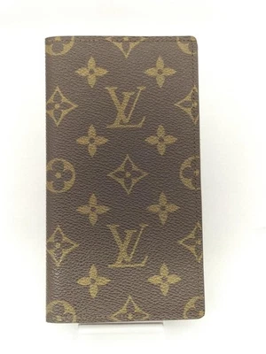 Louis Vuitton Authentic Notebook Cover Monogram Canvas M56340 Agenda Posh Brown - Image 1 of 4