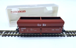 Fleischmann N  1:160 - 8520  Selbstentladewagen ERZ III d der DB  in OVP - Bild 1 von 5