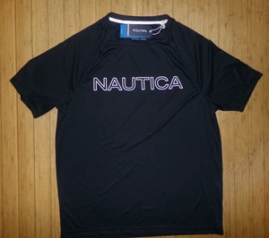 NWT MENS NAUTICA S/S PERFORMANCE T-SHIRT~NAVY~SZ LRG - Picture 1 of 2