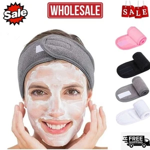 Headband for Ladies Face Wash Facial Spa Elastic Makeup Yoga Headband UK - Picture 1 of 12