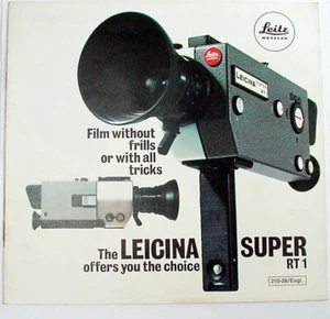 Leicina Super RT 1 "Offers you a choice" Brochure | 1971 | 19pg | NOS | New |$13 - Picture 1 of 1