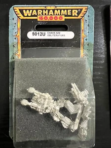 Games Workshop Warhammer 40K 8012U Chaos Space Marines Obliterators NIB OOP 3 - Picture 1 of 1