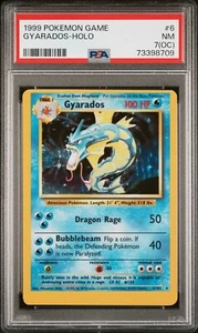 1/1 Gyarados PRINT DOT Error PSA Off Center Base Set Pokemon WOTC OC MC - Picture 1 of 2