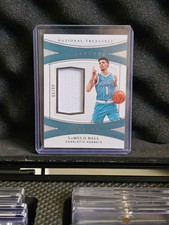 LAMELO BALL. GAME USED. /99 2022-23 NATIONAL TREASURES. TREASURED.