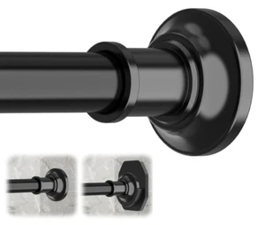 Tension Curtain Rod, Extra Long Outdoor Curtain Rod 43-123 Inch Adjustable, 1... - Afbeelding 1 van 7