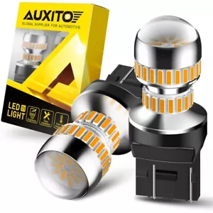 AUXITO 7443 7440 Amber LED Front Turn Signal Light Bulbs No Hyper Flash CANBUS - Bild 1 von 11