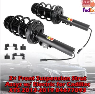 2× Front Suspension Strut Assys w/ Electric for Cadillac XTS 2013-2019 84677093. - Image 1 of 4