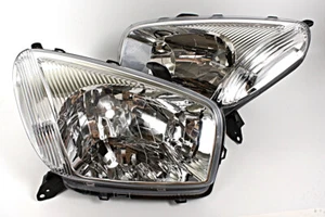 2001-2002 Toyota RAV4 European Type Electric Headlights Front Lamps PAIR - Picture 1 of 2