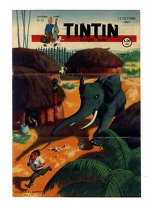 Journal TINTIN Edition BELGE n°41 13 octobre 1949 Couverture HUENS TBE - Picture 1 of 2