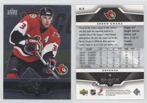 2005-06 Upper Deck Black Diamond Zdeno Chara #62