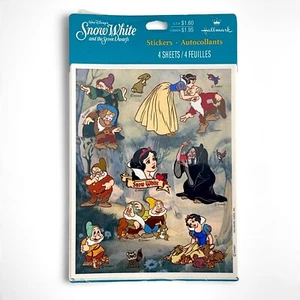 VINTAGE Hallmark Disney Snow White Stickers NOS - Picture 1 of 6