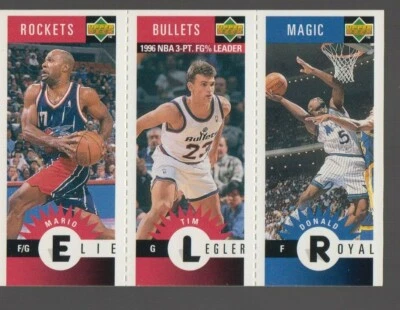 D Royal/T Legler/M Elie 1996-97 Collector's Choice Mini-Cards #M150  - Image 1 of 2
