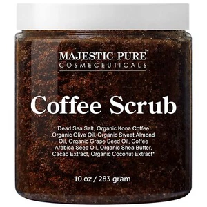Arabica Coffee Scrub - All Natural Exfoliating Body Scrub for Skin Care, Stretch - Picture 1 of 8