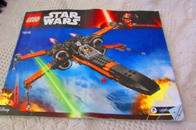 Lego Star Wars 75102 MANUAL ONLY Poe's X-Wing Fighter Booklet