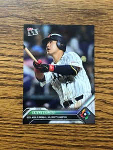 2023 Topps Now World Baseball Classic Champion #WBCJPN-7 Kazuma Okamoto