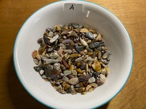 1 Pfund Pfund kleiner getrommelter Achat/Jaspis Mix 6-14 mm Lot A - kleiner Bonus Edelstein inkl. - Bild 1 von 1