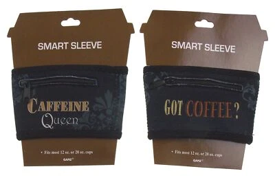¿Caffeine Queen & Got Coffee? Juego de funda inteligente reutilizable 2 clips de bolsillo lavable Foto 1 de 3
