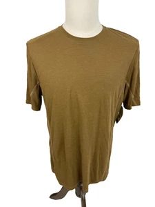 New Balance Dri-Fire Brown Peformance Mens Tee Made USA XL NEW - Picture 1 of 6