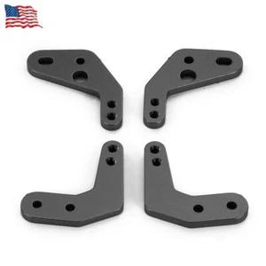 4PCS CNC Prolunga Supporto Ammortizzatore Torre per 1/10 RC Crawler SCX10 II 90046 TRX-4 US - Foto 1 di 5