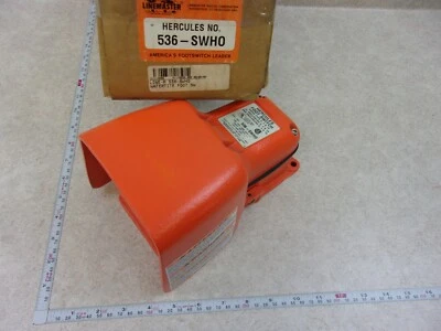 INTERRUPTOR ACCIONADO A PIE LINEMASTER HERCULES 536-SWHO, F0391 Foto 1 de 4