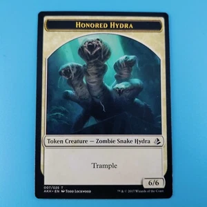 Magic The Gathering Amonkhet (AKH) #007 2017 Honored Hyda y #017 Warrior sin lámina, LP - Imagen 1 de 2