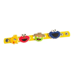 PULSERA CALLE SÉSAMO CON 4 DIJES! PULSERA 7”. DIJES SE PUEDEN UTILIZAR PARA COCODRILOS. - Imagen 1 de 2
