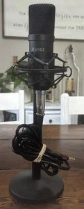 Micrófono de estudio profesional Manli para transmisión de alta calidad de sonido (NEGRO) - Imagen 1 de 7