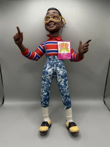 Muñeca de colección Nanco Steve Urkel 12 pulgadas Family Matters años 90 comedia de situación nueva con etiquetas - Imagen 1 de 8