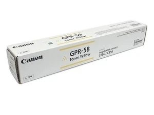 Genuine Canon 2185C003AA GPR-58 Yellow Toner Cartridge Brand New Factory Sealed - Afbeelding 1 van 12