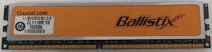 Crucial BL25664AA80A PC800 2GB Memory RAM (DDR2, Crucial Ballistix CL4, 1 x 2GB - Picture 1 of 4