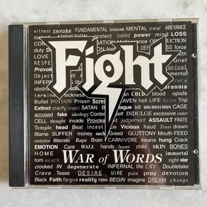 Fight: War of Words (CD, 1993) Rob Halford (Judas Priest) Rare HTF Metal - Imagen 1 de 3