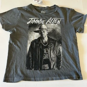 JIMMIE ALLEN Grafik grau Baumwolle Rundhalsausschnitt Kurzarm Baby T-Shirt Größe Large - Bild 1 von 5