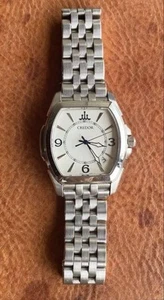 Seiko Credor Pacifique Tonneau Cinturino Orologio Pelle Ricambio con Strumenti da - Foto 1 di 10