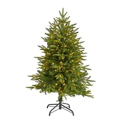 . Colorado Mountain Fir Natural Look Artificial Christmas Tree with 4ft Green - Image 1 of 4
