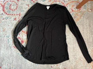 Women’s Long Sleeve Top From H&M in Size M Black - Picture 1 of 5